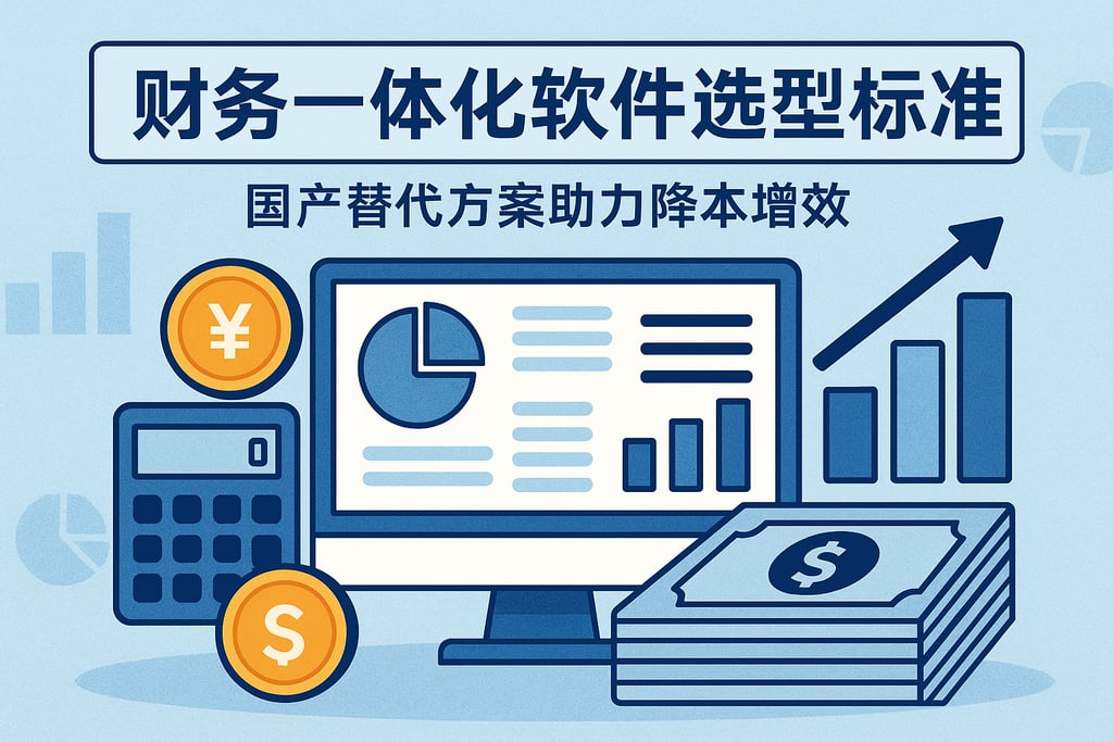 财务一体化软件选型标准？国产替代方案助力降本增效