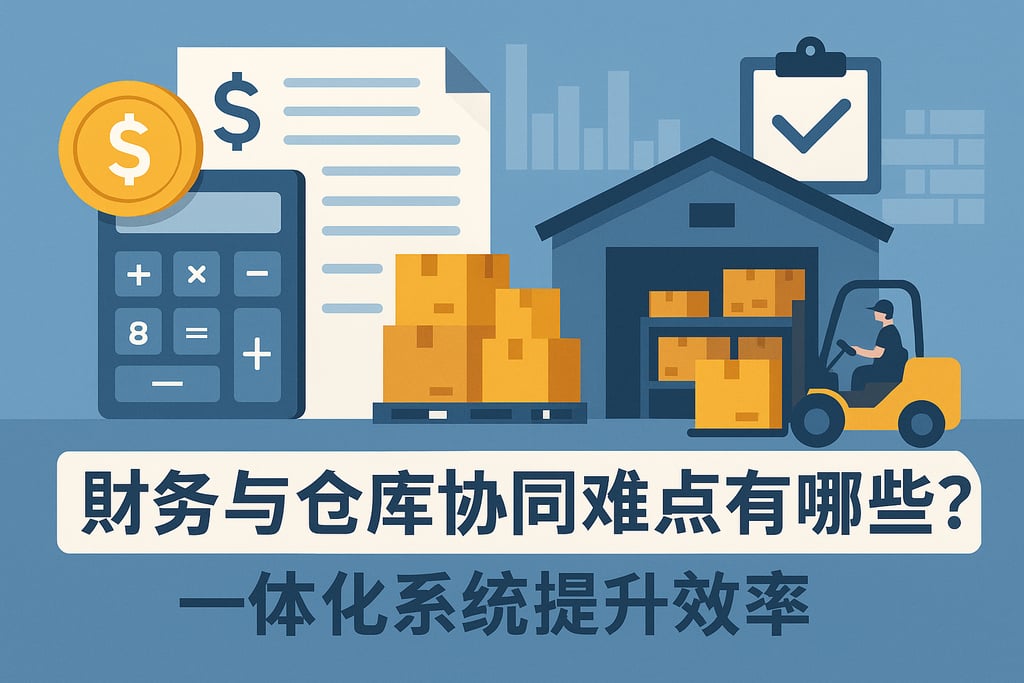 财务与仓库协同难点有哪些？一体化系统提升效率