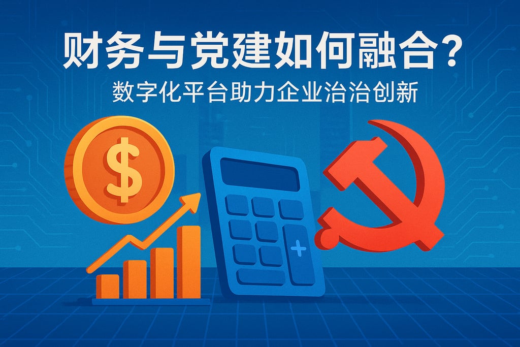 财务与党建如何融合？数字化平台助力企业治理创新