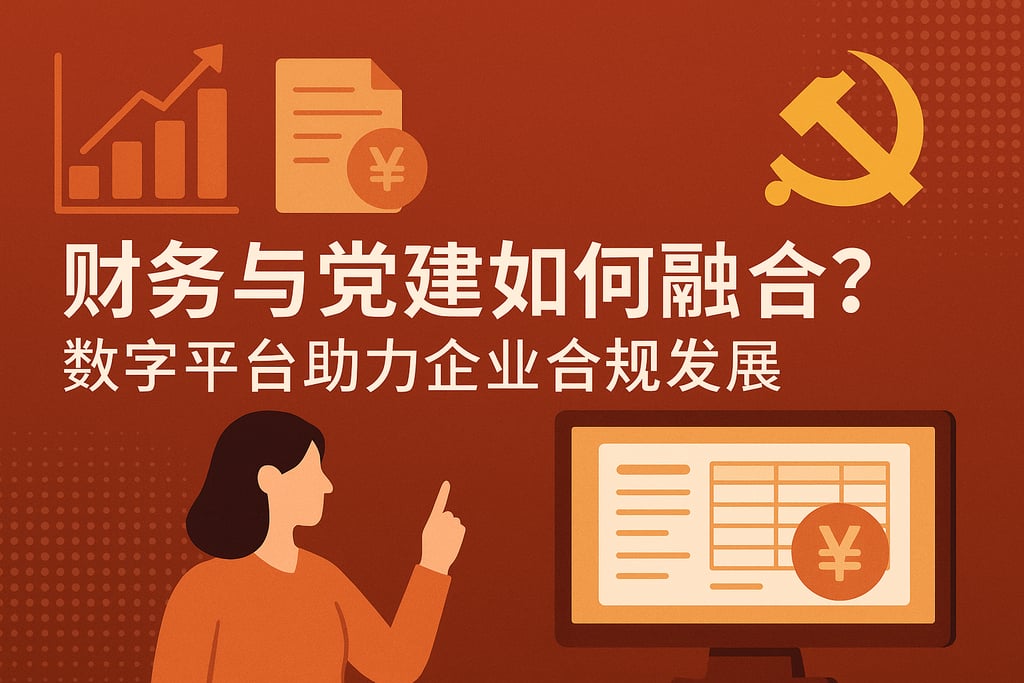 财务与党建如何融合？数字平台助力企业合规发展