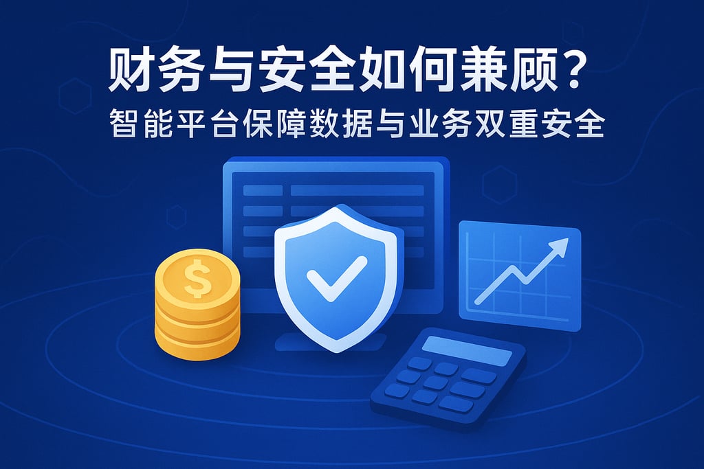 财务与安全如何兼顾？智能平台保障数据与业务双重安全