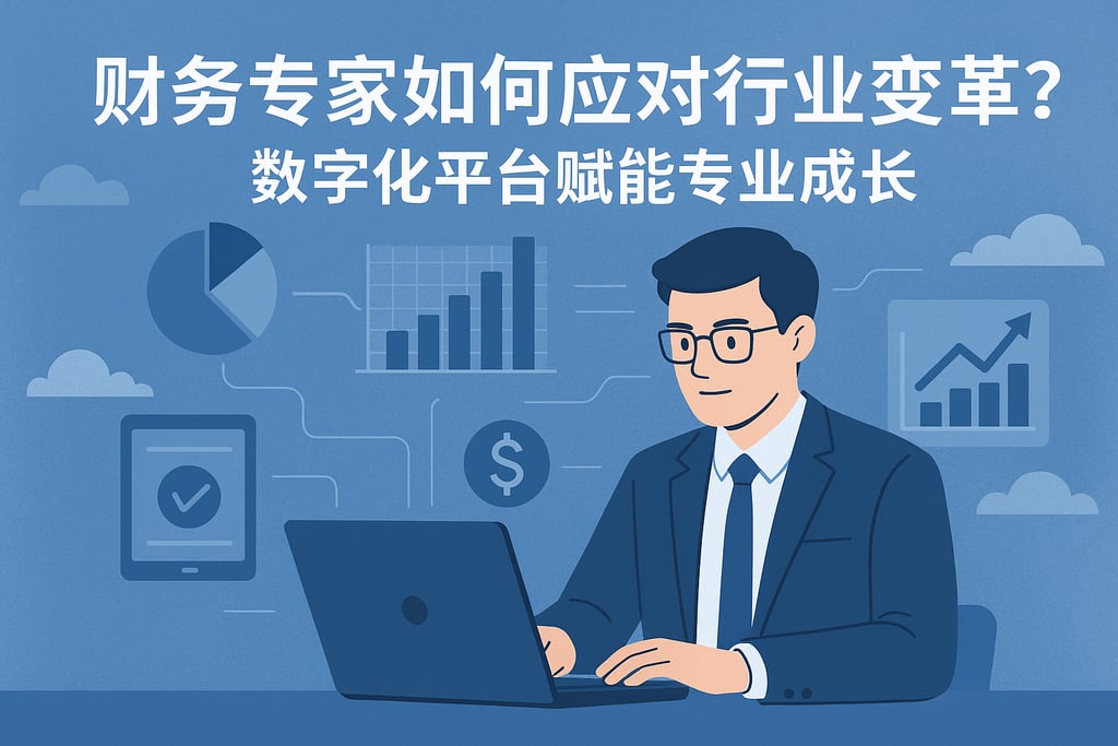 财务专家如何应对行业变革？数字化平台赋能专业成长