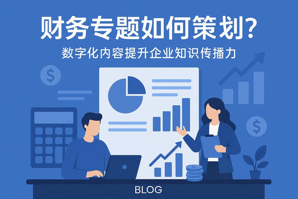 财务专题如何策划？数字化内容提升企业知识传播力