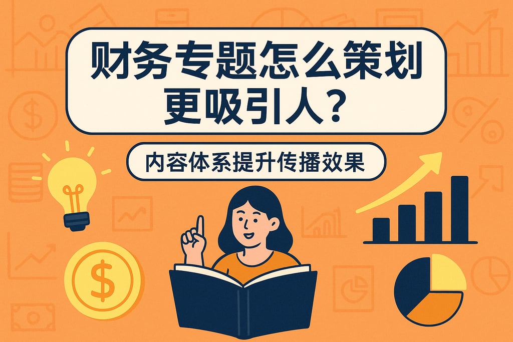 财务专题怎么策划更吸引人？内容体系提升传播效果