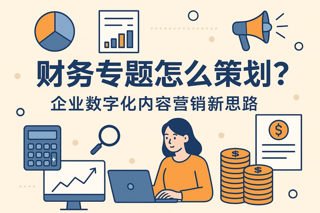 财务专题怎么策划？企业数字化内容营销新思路