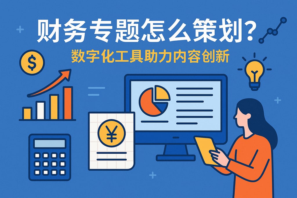 财务专题怎么策划？数字化工具助力内容创新