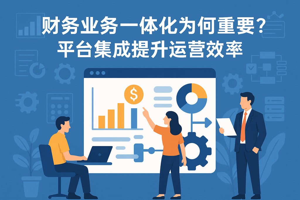 财务业务一体化为何重要？平台集成提升运营效率