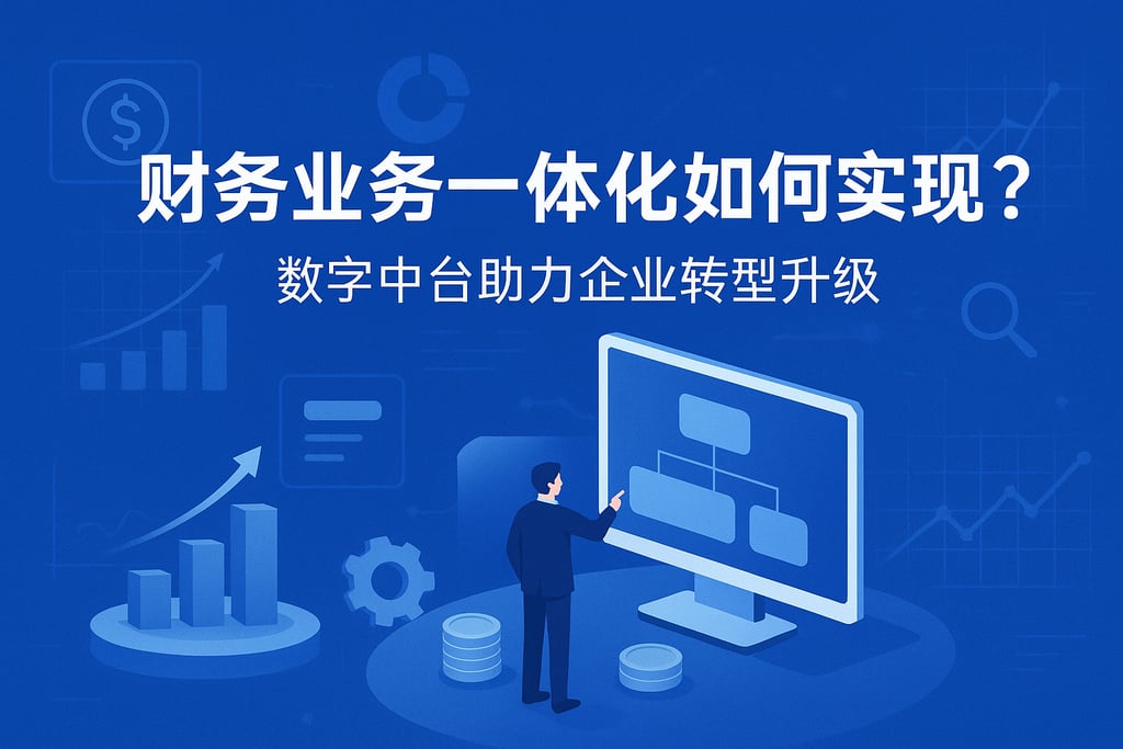 财务业务一体化如何实现？数字中台助力企业转型升级