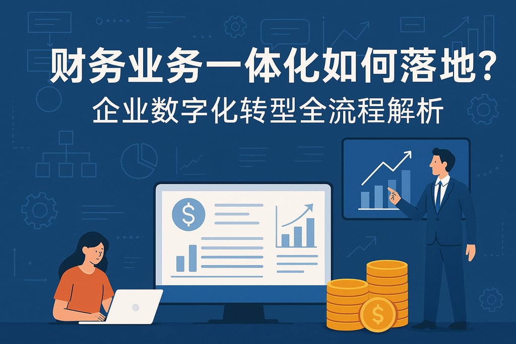 财务业务一体化如何落地？企业数字化转型全流程解析