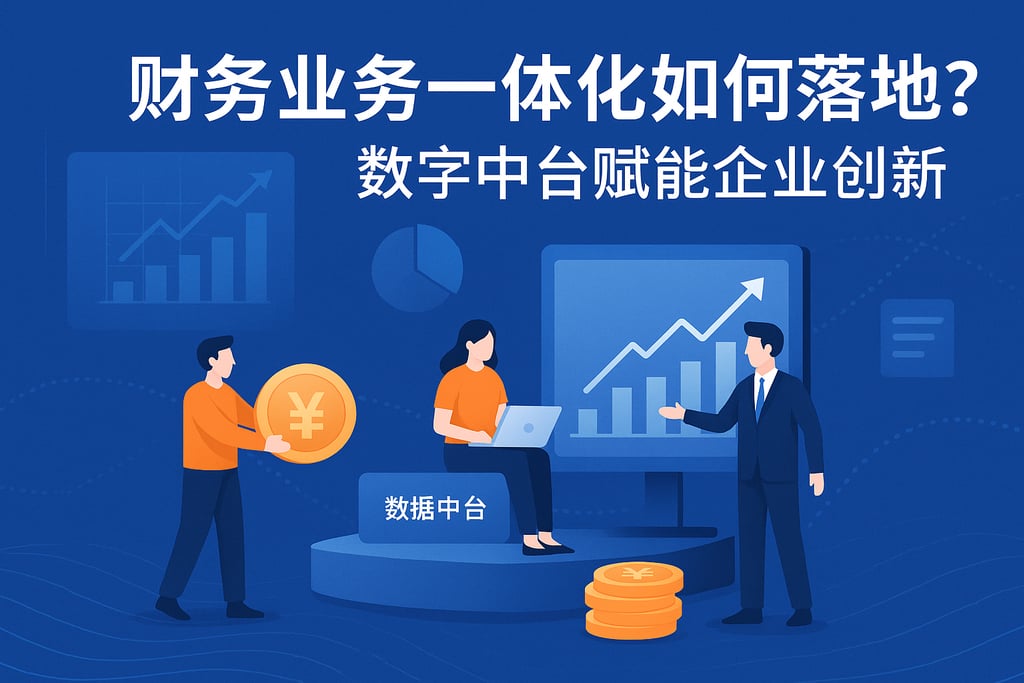 财务业务一体化如何落地？数字中台赋能企业创新