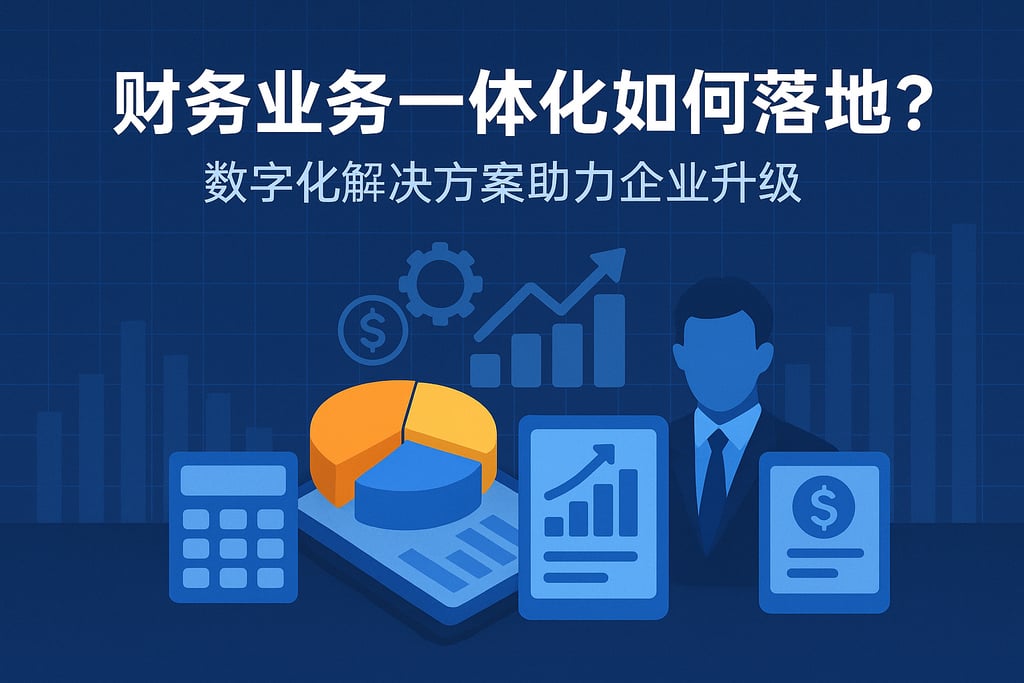 财务业务一体化如何落地？数字化解决方案助力企业升级
