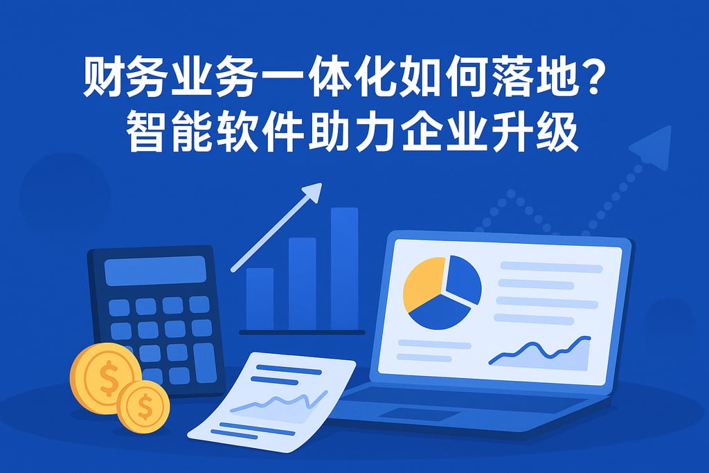 财务业务一体化如何落地？智能软件助力企业升级