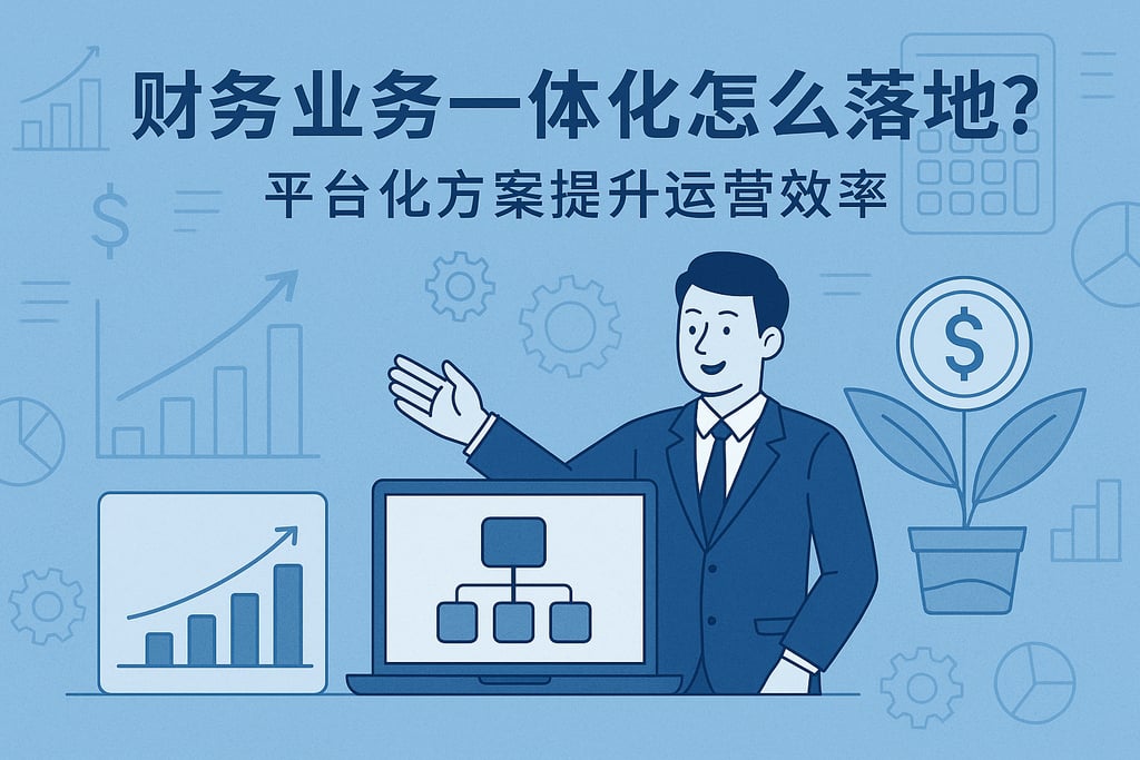 财务业务一体化怎么落地？平台化方案提升运营效率