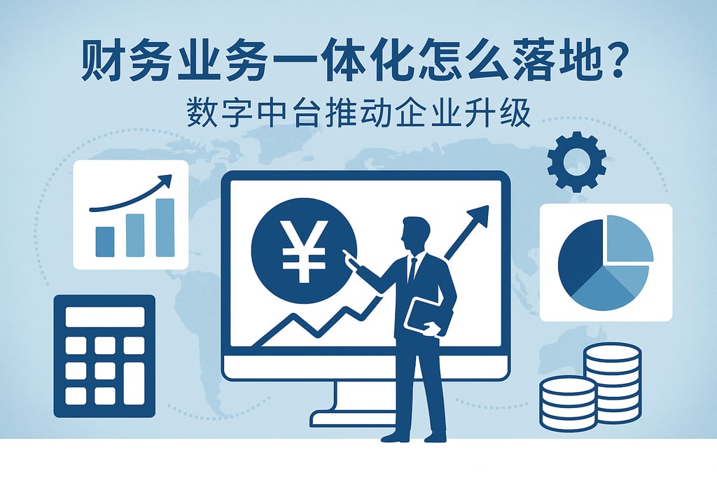 财务业务一体化怎么落地？数字中台推动企业升级