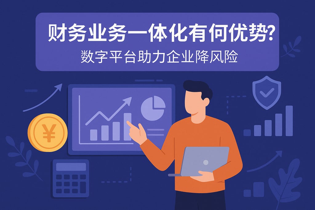 财务业务一体化有何优势？数字平台助力企业降风险
