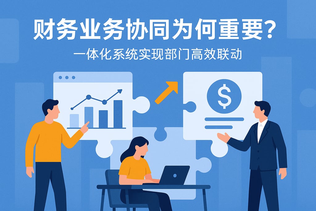 财务业务协同为何重要？一体化系统实现部门高效联动