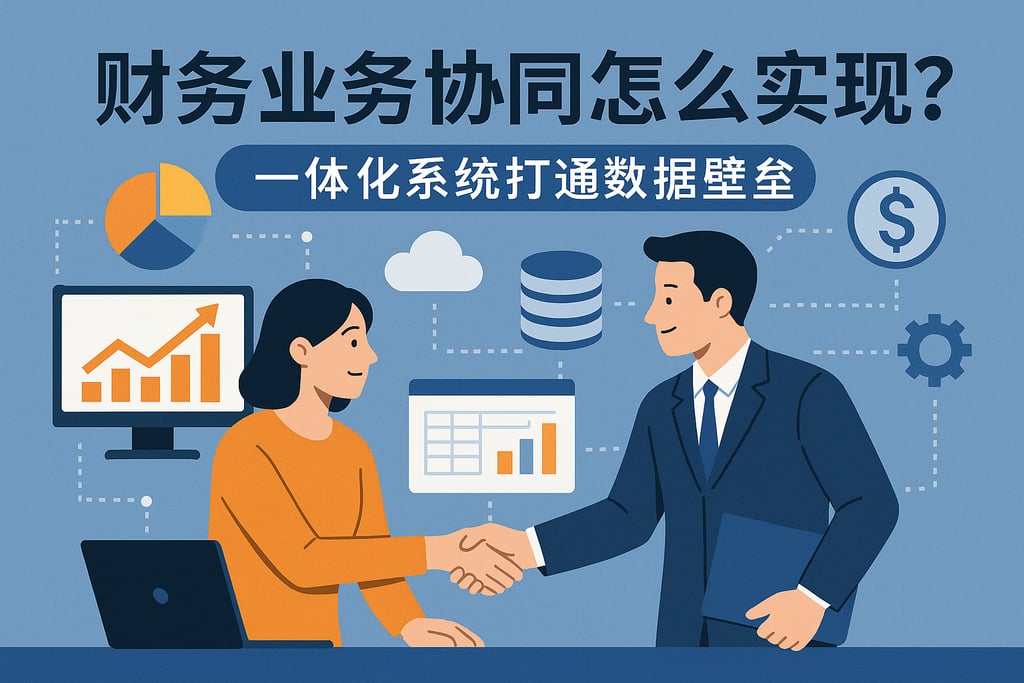 财务业务协同怎么实现？一体化系统打通数据壁垒