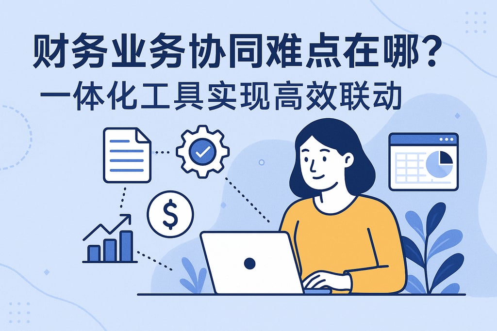 财务业务协同难点在哪？一体化工具实现高效联动