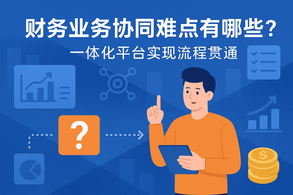 财务业务协同难点有哪些？一体化平台实现流程贯通