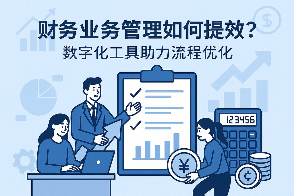 财务业务管理如何提效？数字化工具助力流程优化