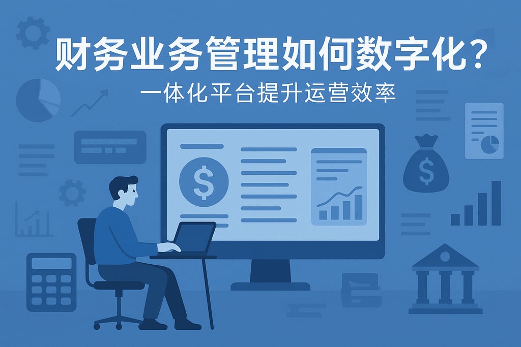 财务业务管理如何数字化？一体化平台提升运营效率
