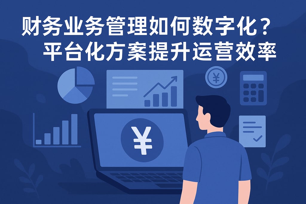 财务业务管理如何数字化？平台化方案提升运营效率