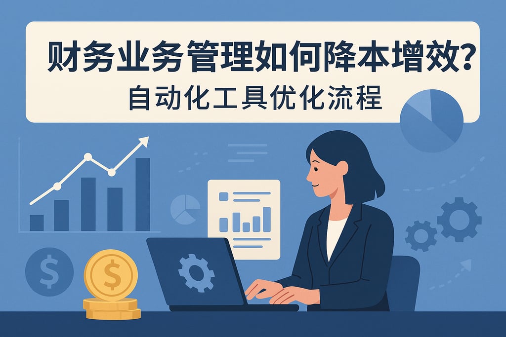 财务业务管理如何降本增效？自动化工具优化流程