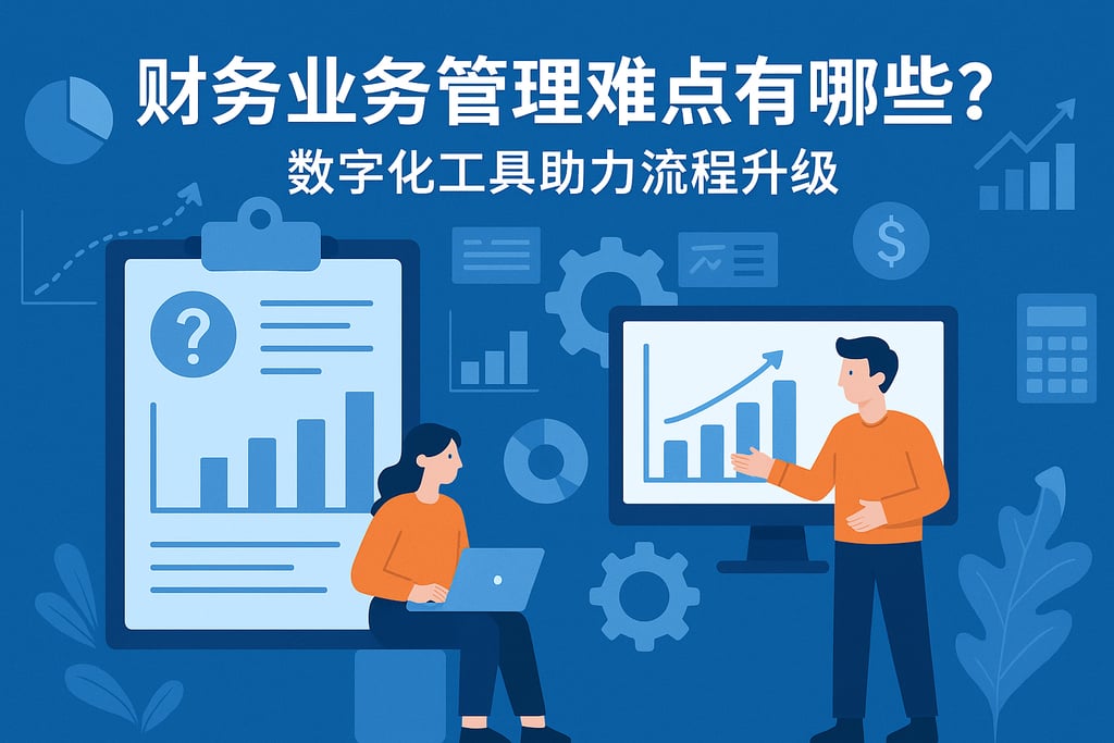 财务业务管理难点有哪些？数字化工具助力流程升级