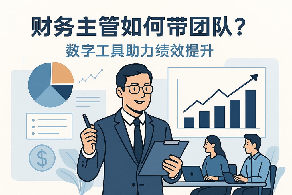 财务主管如何带团队？数字工具助力绩效提升