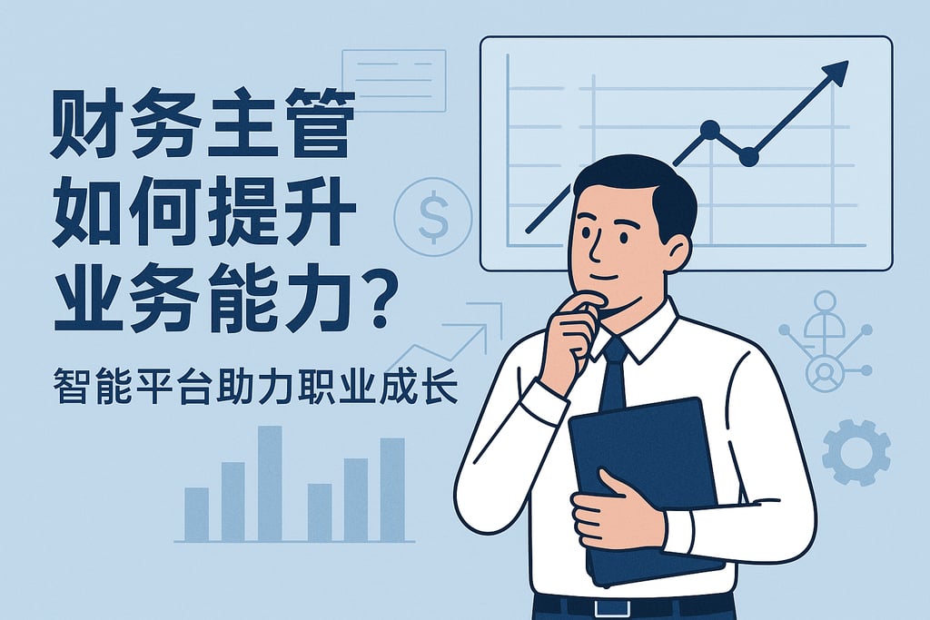 财务主管如何提升业务能力？智能平台助力职业成长