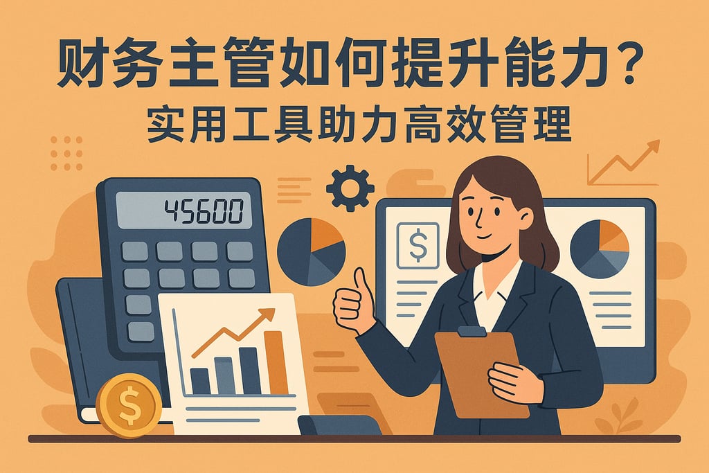 财务主管如何提升能力？实用工具助力高效管理