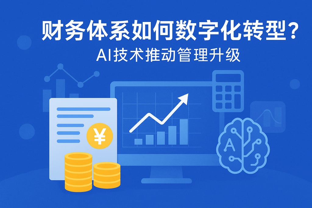 财务体系如何数字化转型？AI技术推动管理升级