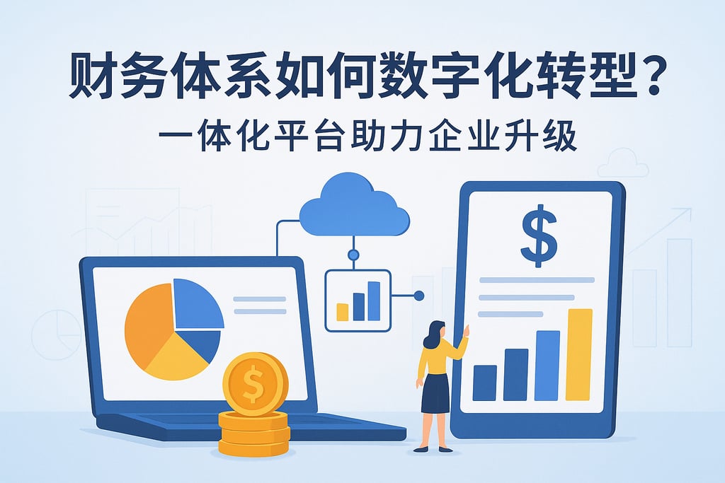 财务体系如何数字化转型？一体化平台助力企业升级