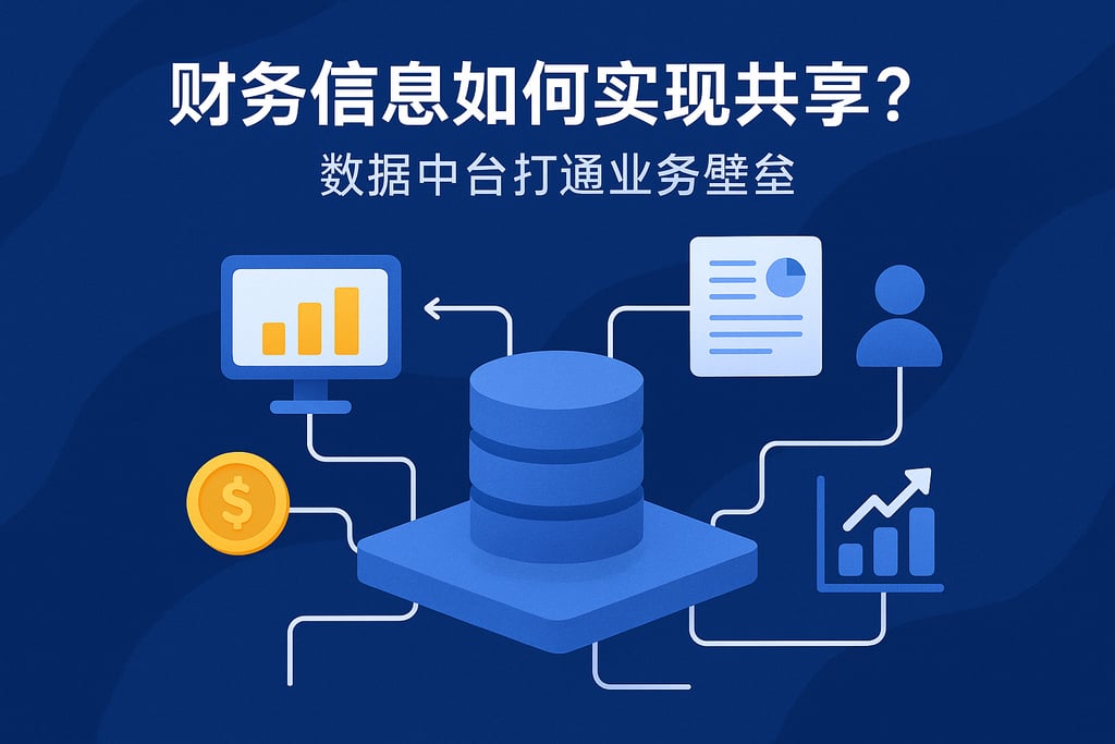 财务信息如何实现共享？数据中台打通业务壁垒
