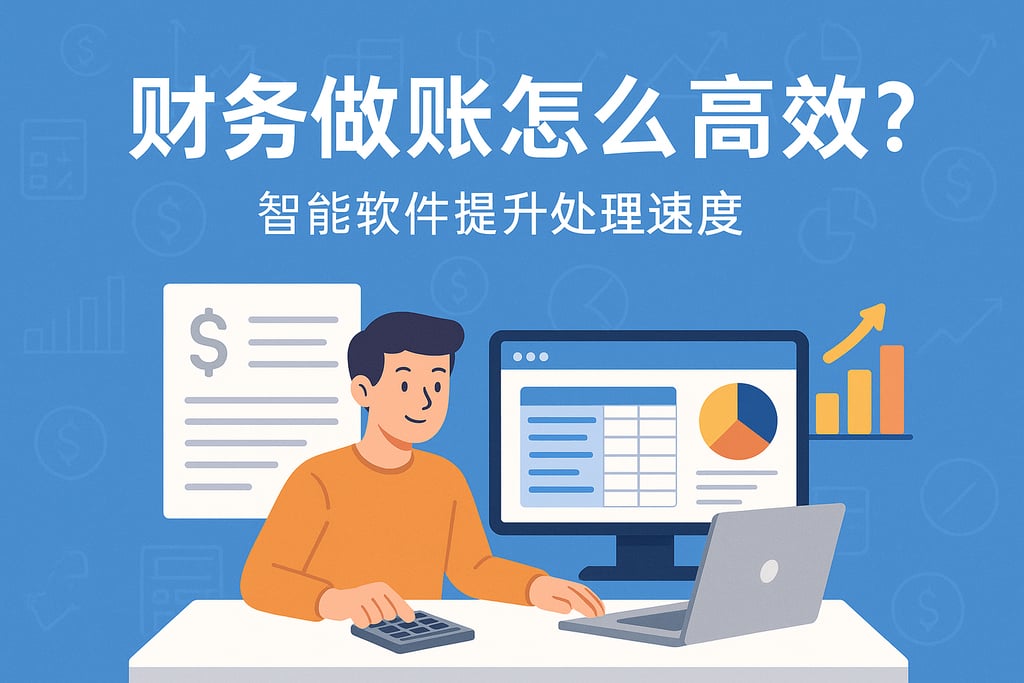 财务做账怎么高效？智能软件提升处理速度