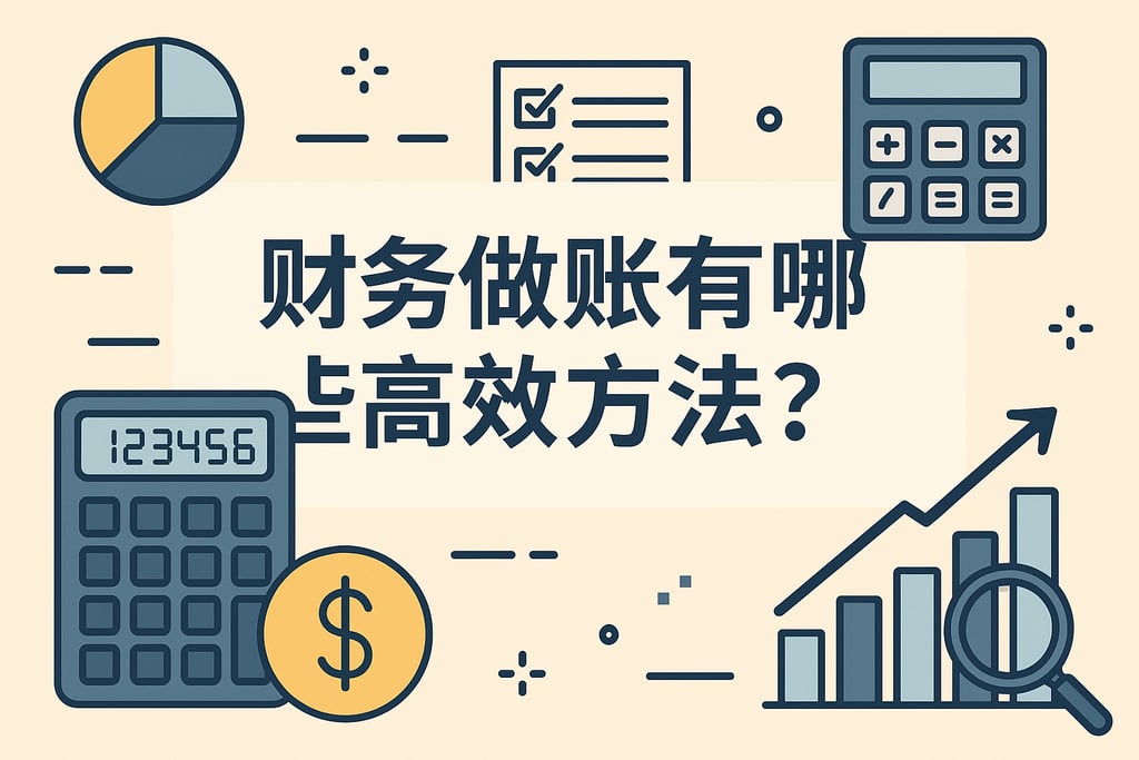 财务做账有哪些高效方法？数字工具简化会计流程