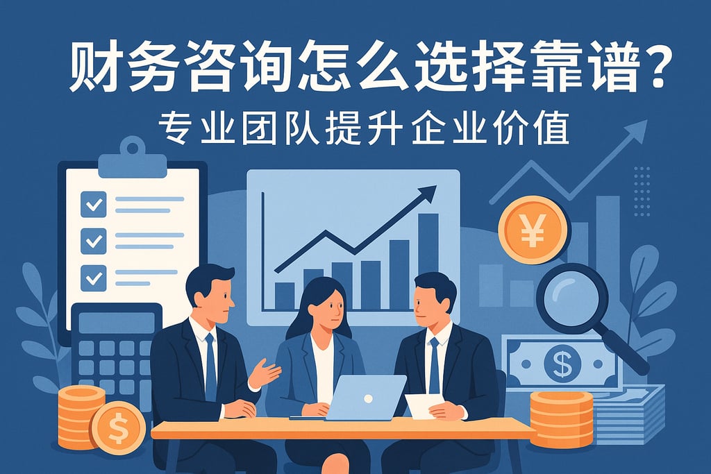 财务咨询怎么选择靠谱？专业团队提升企业价值