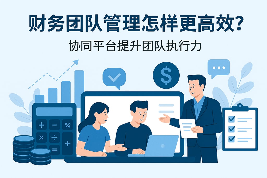 财务团队管理怎样更高效？协同平台提升团队执行力