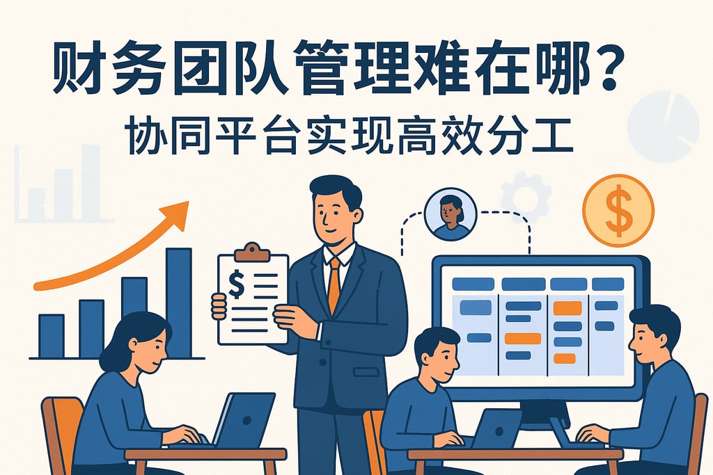 财务团队管理难在哪？协同平台实现高效分工
