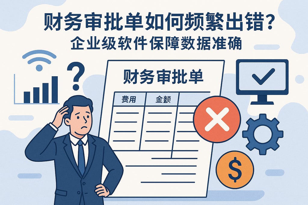 财务审批单为何频繁出错？企业级软件保障数据准确