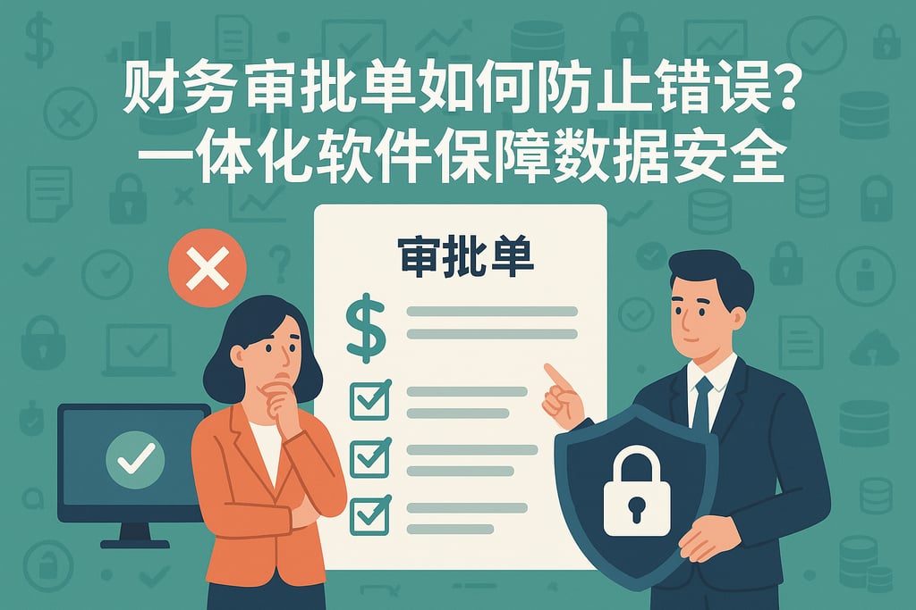 财务审批单如何防止错误？一体化软件保障数据安全