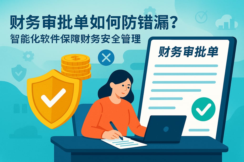财务审批单如何防错漏？智能化软件保障财务安全管理