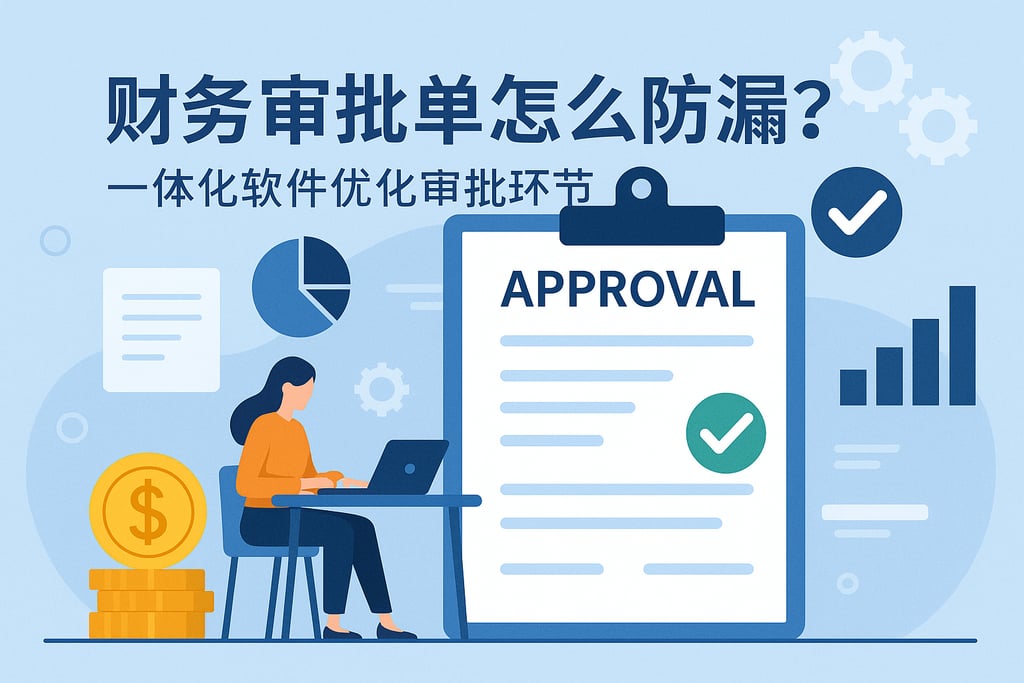 财务审批单怎么防止遗漏？一体化软件优化审批环节