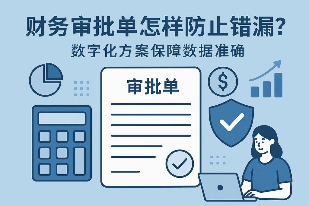 财务审批单怎样防止错漏？数字化方案保障数据准确