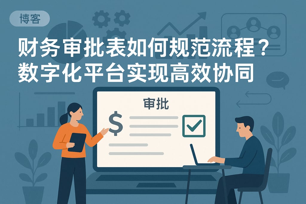 财务审批表如何规范流程？数字化平台实现高效协同