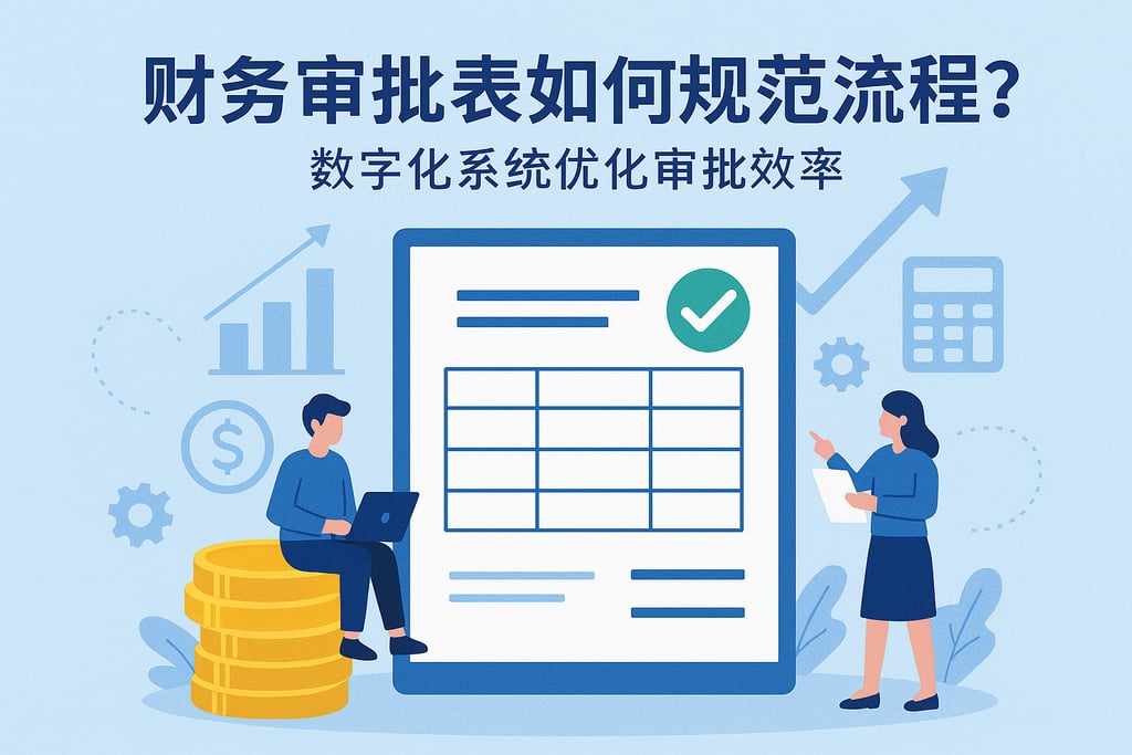 财务审批表如何规范流程？数字化系统优化审批效率
