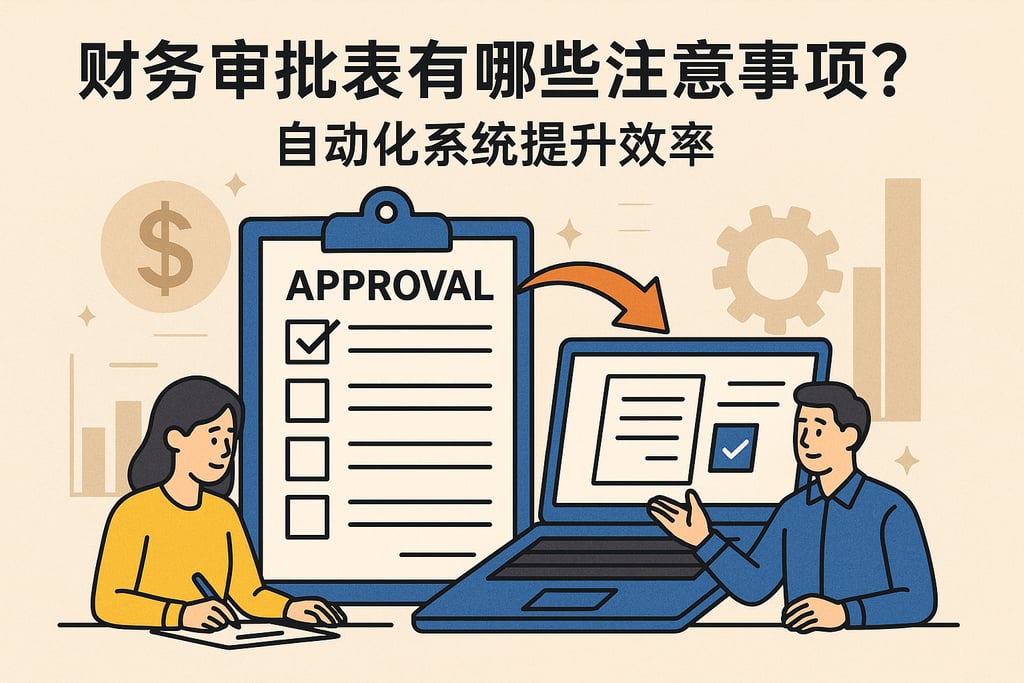 财务审批表有哪些注意事项？自动化系统提升效率