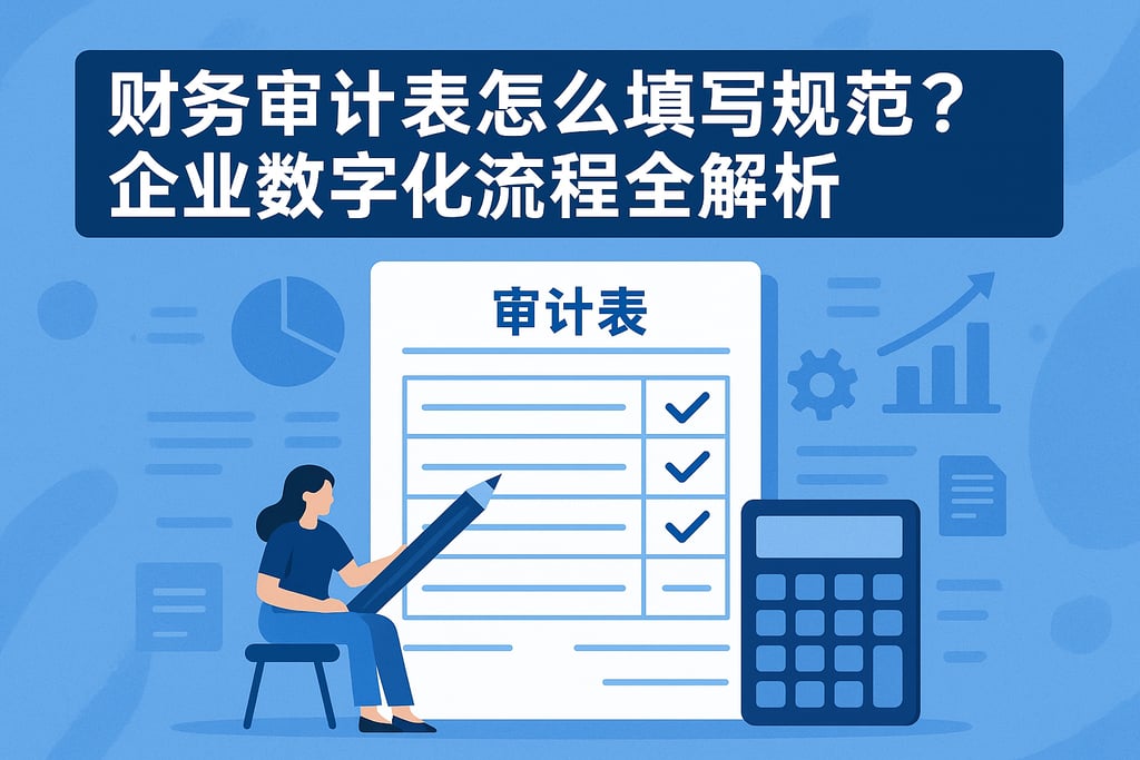 财务审计表怎么填写规范？企业数字化流程全解析