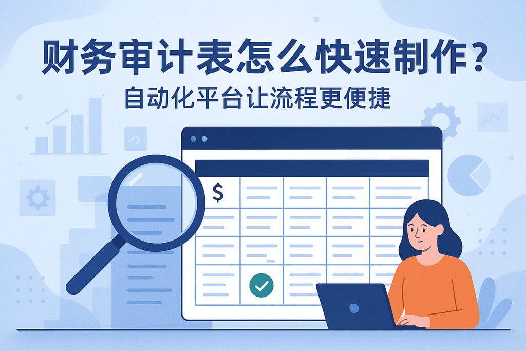 财务审计表怎么快速制作？自动化平台让流程更便捷