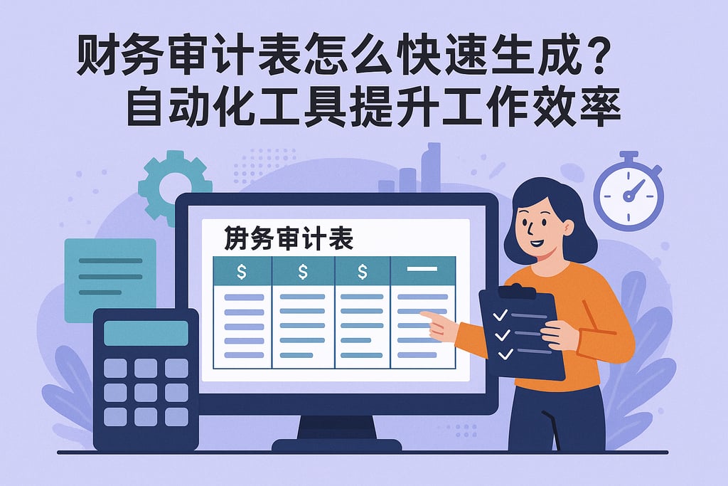 财务审计表怎么快速生成？自动化工具提升工作效率